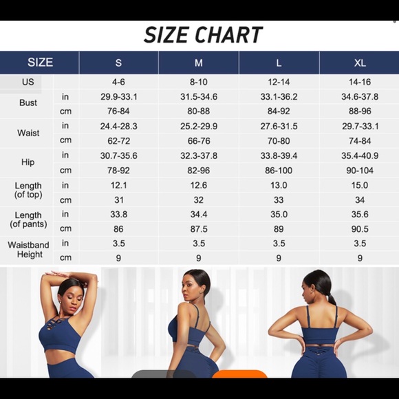 NWT- 3 pc Workout set - Picture 6 of 8